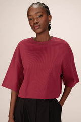 Star Tshirt Bordeaux