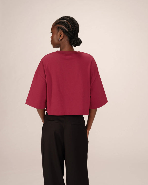 Star Tshirt Bordeaux