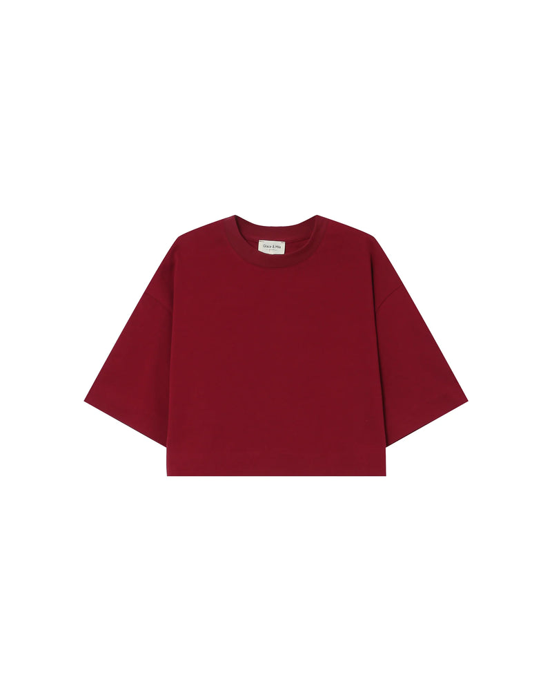 Star Tshirt Bordeaux