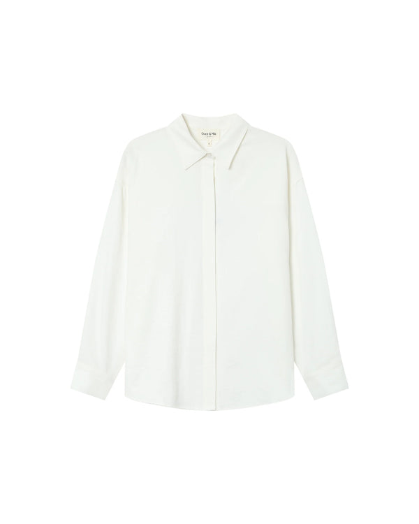Stripe Blouse Ecru