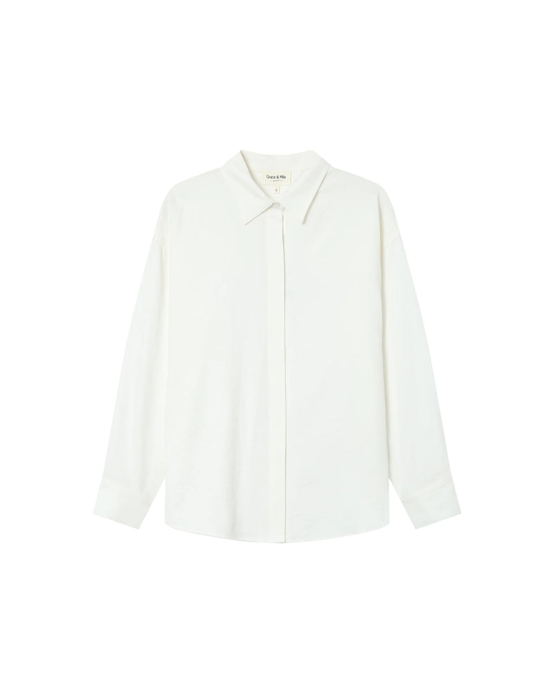 Stripe Blouse Ecru