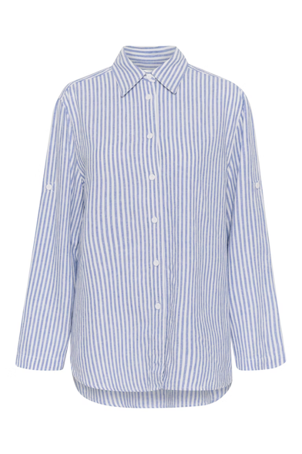Rimone 30110367 Blouse Striped Blue