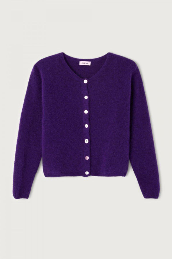 Vitow VITO19E Cardigan Aubergine