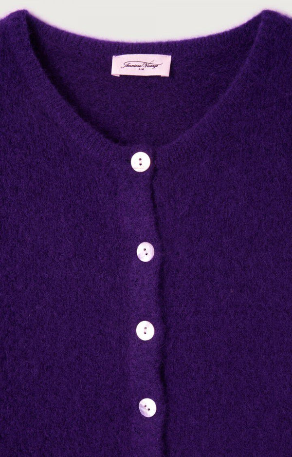 Vitow VITO19E Cardigan Aubergine