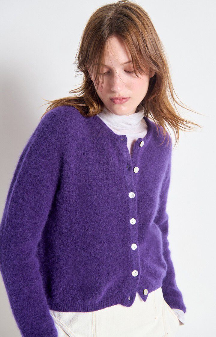 Vitow VITO19E Cardigan Aubergine