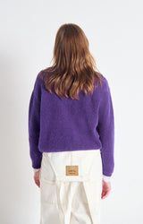 Vitow VITO19E Cardigan Aubergine