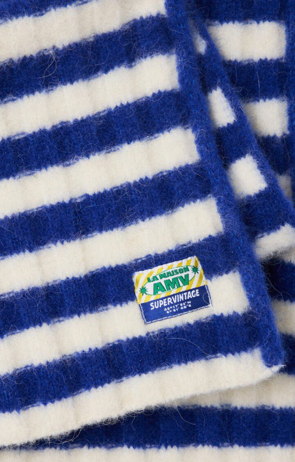 Vitow VITO20B Scarf Blue Striped