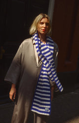 Vitow VITO20B Scarf Blue Striped