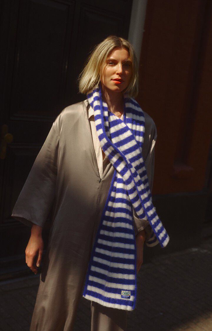 Vitow VITO20B Scarf Blue Striped