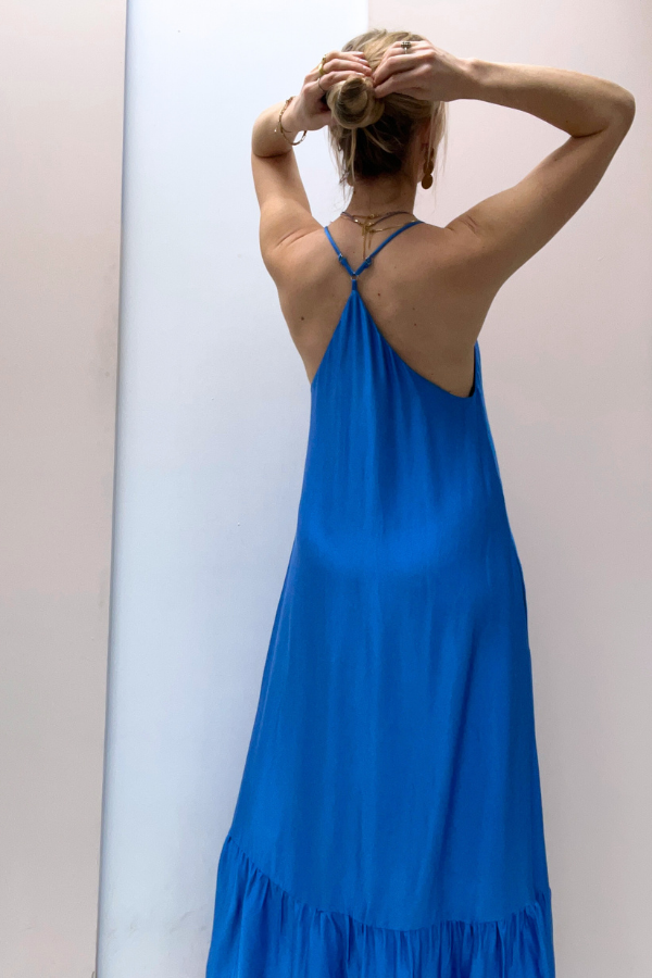 Anais 1F12658 Dress Bleu Electrique