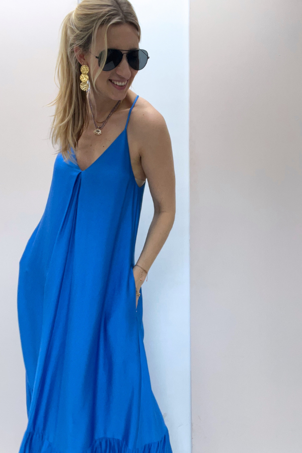 Anais 1F12658 Dress Bleu Electrique
