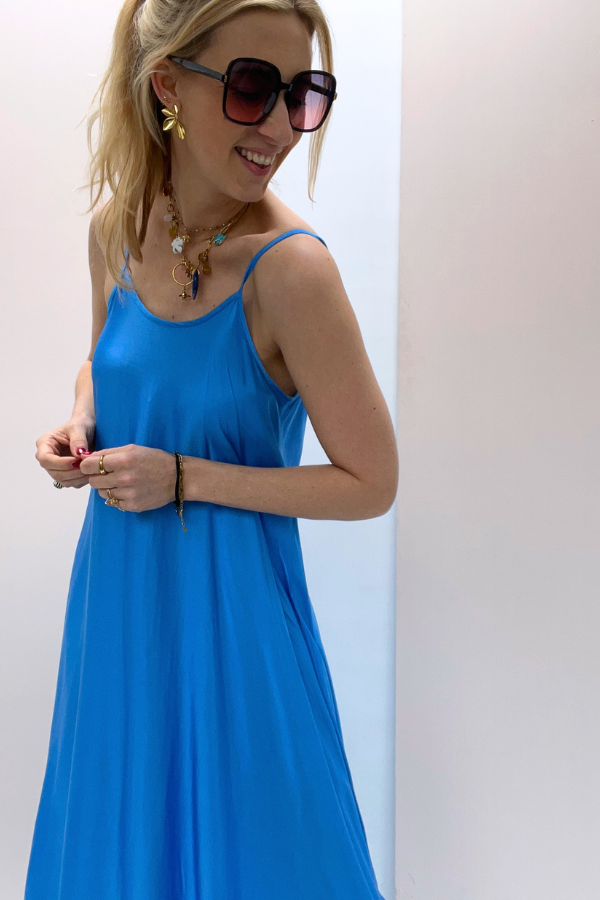 Aria 1FI2407 Dress Bleu Electrique