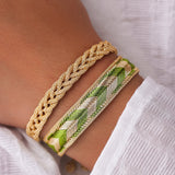 Arrow 134 Bracelet Gold Lime