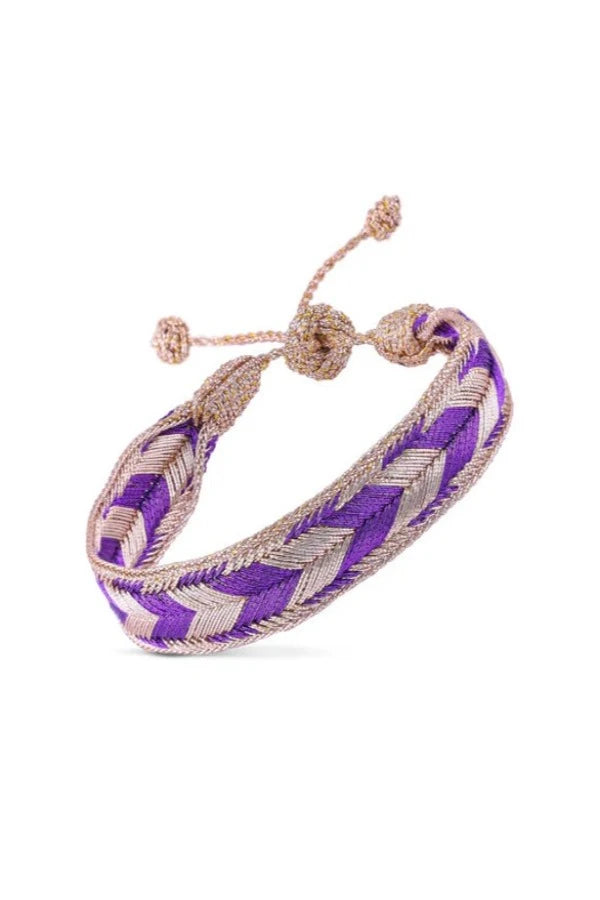 Arrow 133 Bracelet Gold Purple