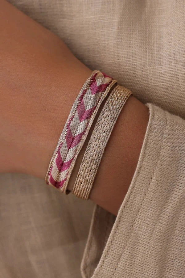 Arrow 131 Bracelet Rose Gold Raspberry