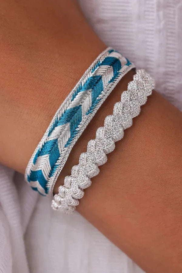 Arrow 135 Bracelet Silver Turquoise