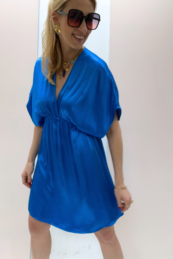 Ashley 1FI2409 Dress Bleu Electrique