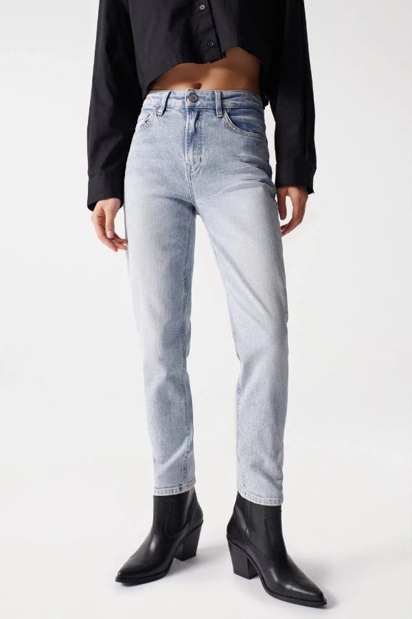 21004544 Jeans Washed Light Blue