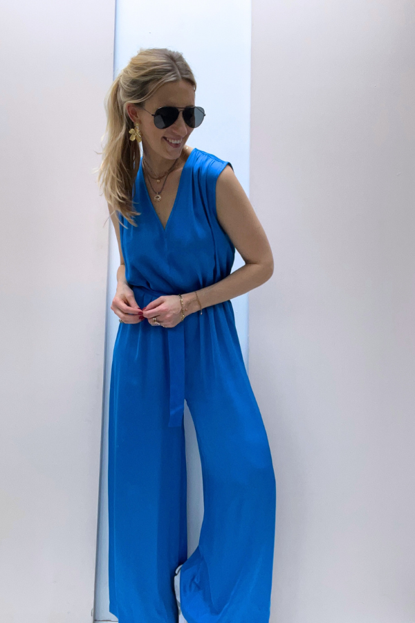Cadia 1FI2418 Jumpsuit Bleu Electrique