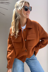 Camelia SWT1409 Cardigan Chocolat