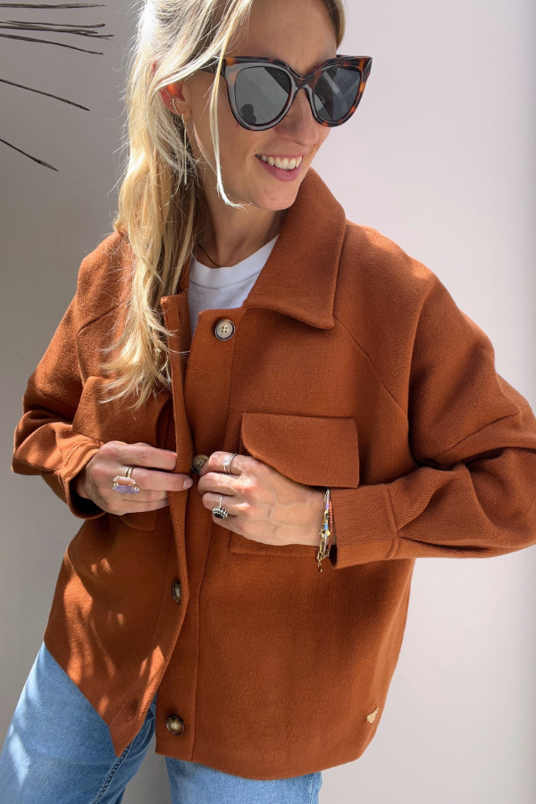Camelia SWT1409 Cardigan Chocolat
