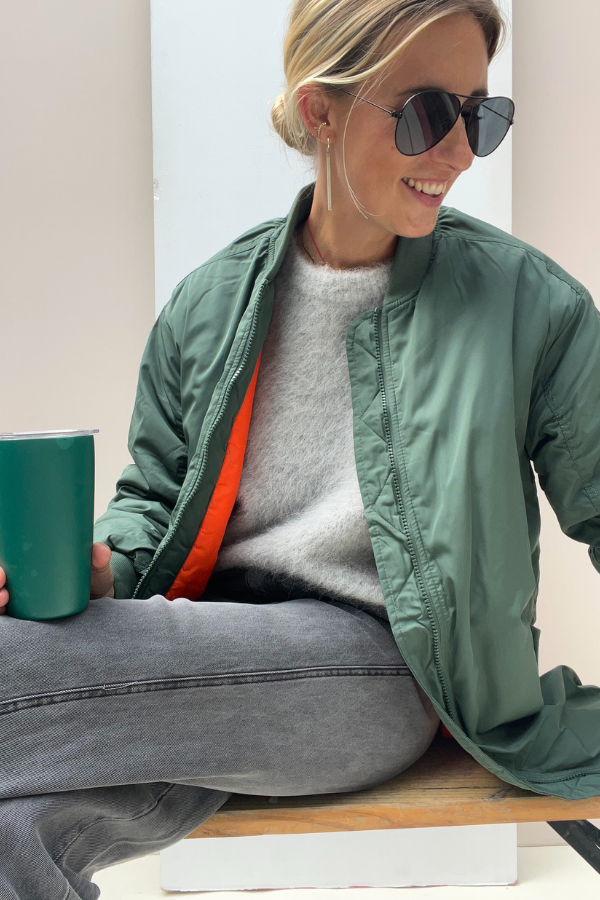 Camini 20813390 Bombercoat Cilantro