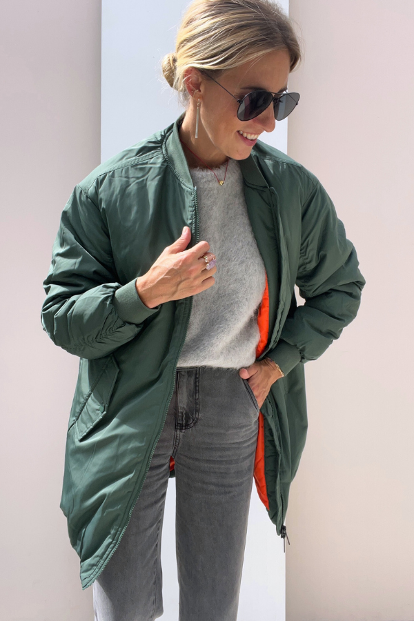 Camini 20813390 Bombercoat Cilantro