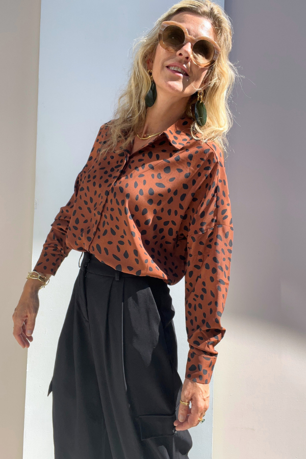 Chamonix 23AH121-2 Blouse Dalmatien Camel