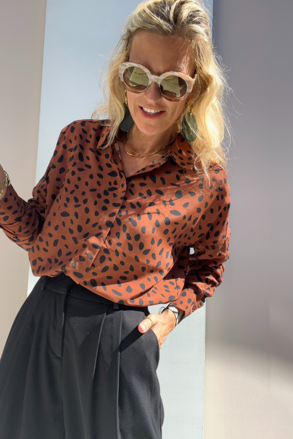 Chamonix 23AH121-2 Blouse Dalmatien Camel