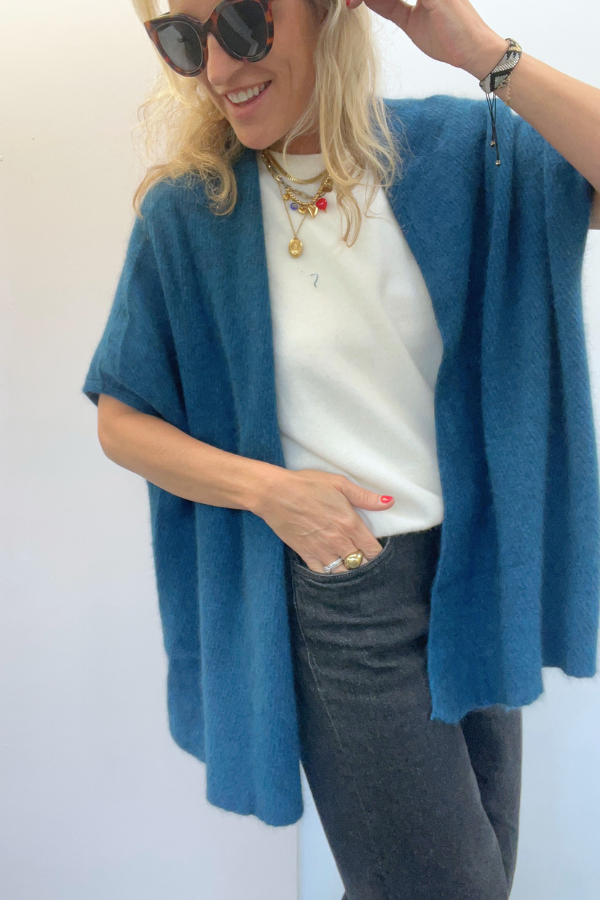 Clarisse SWT1717 Cardigan Navy