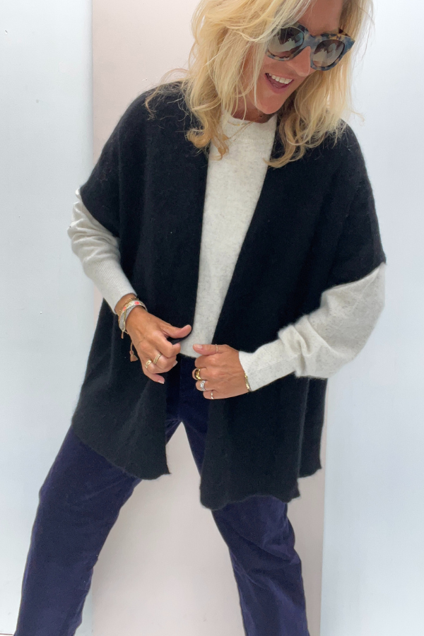Clarisse SWT1717 Cardigan Black