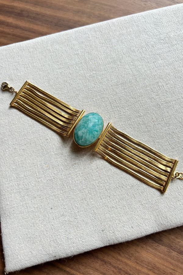 Daimy Bracelet Gold/Green