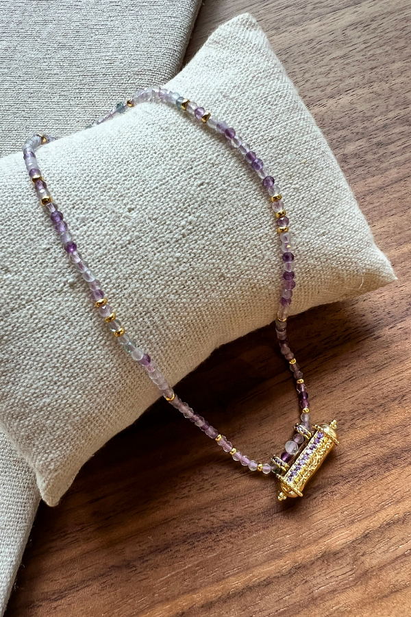 Dalice Necklace Purple
