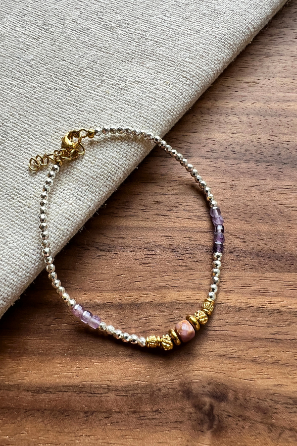 Danique Bracelet Silver/Purple