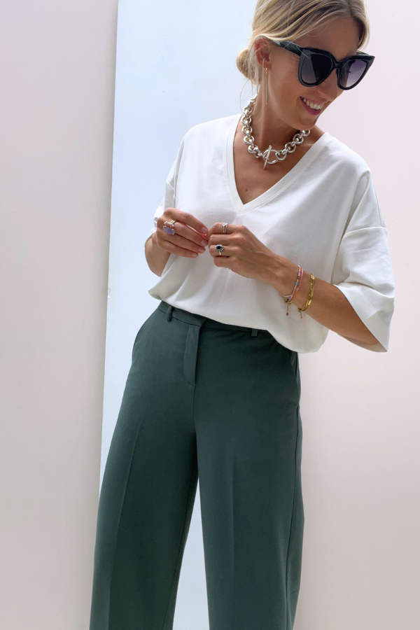 Danta 20806640 Trousers Cilantro