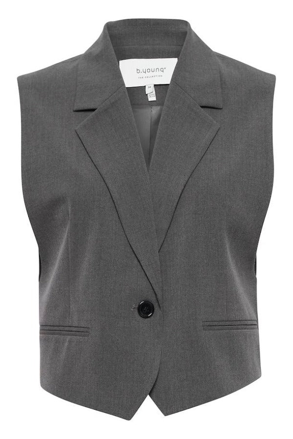 Danta 20813420 Waistcoat Grey