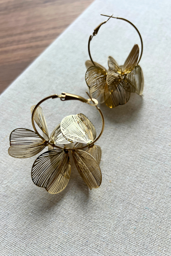 Douquet Earrings Gold