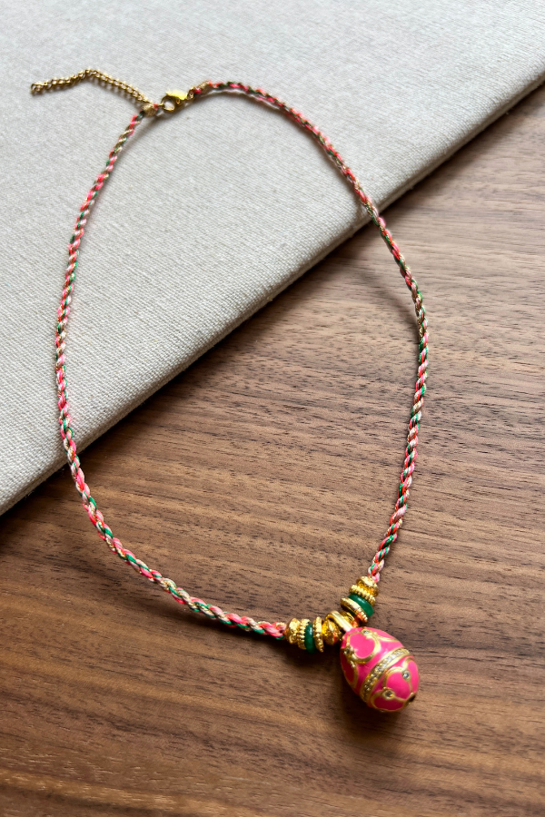 Dumpty Necklace Pink
