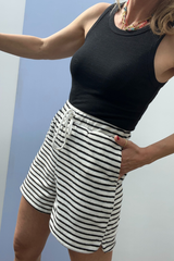 Emu 30109388 Short Black/White Striped