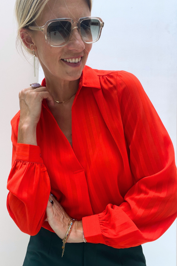 Enavi 20119764 Blouse Orange