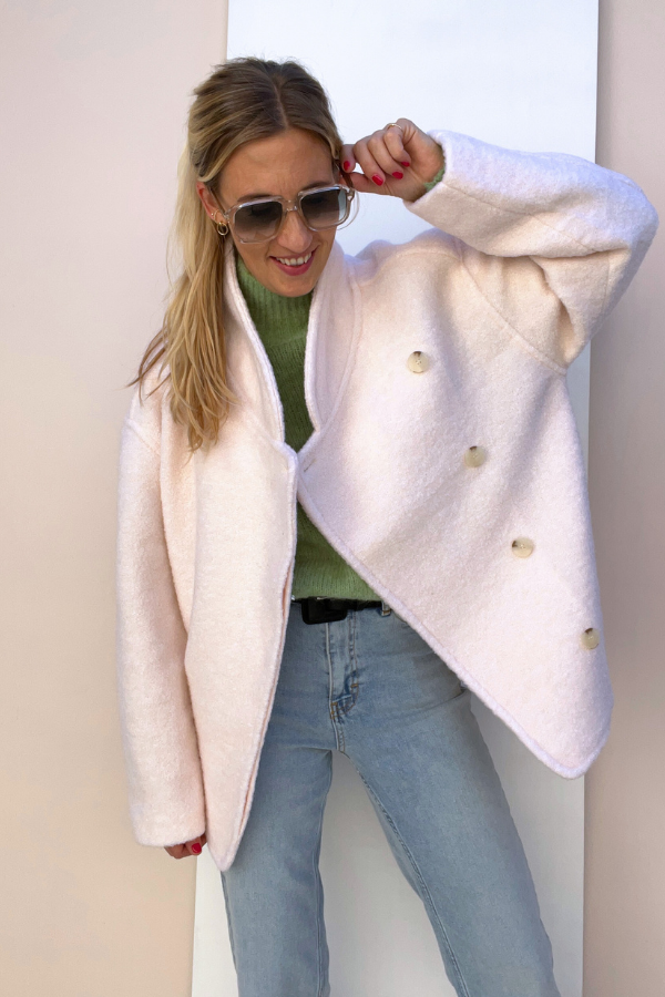 Ever H23C11131 Jacket Blanc Cassé
