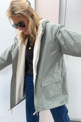 Gaby 23AH097 Coat Lichen