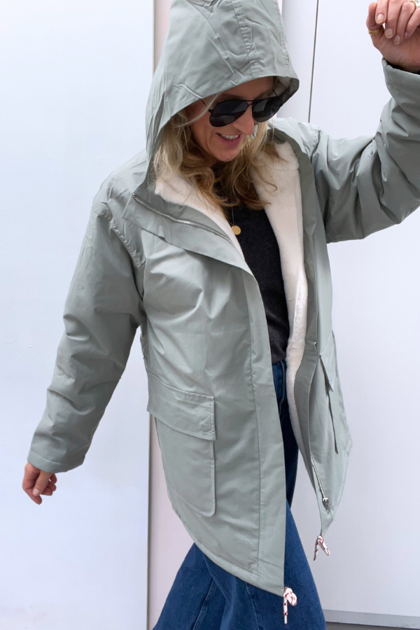 Gaby 23AH097 Coat Lichen
