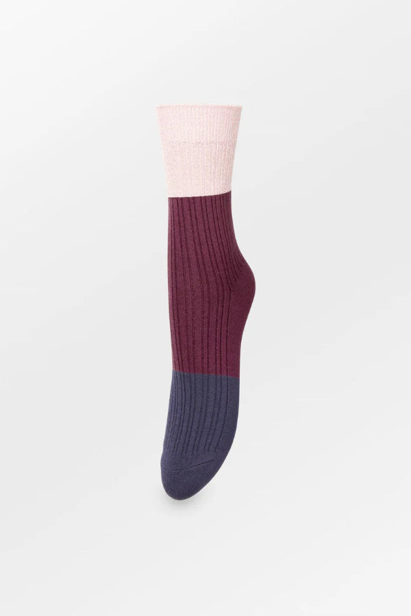 Colourblock Bam 2507800002 Socks Graystone Blue