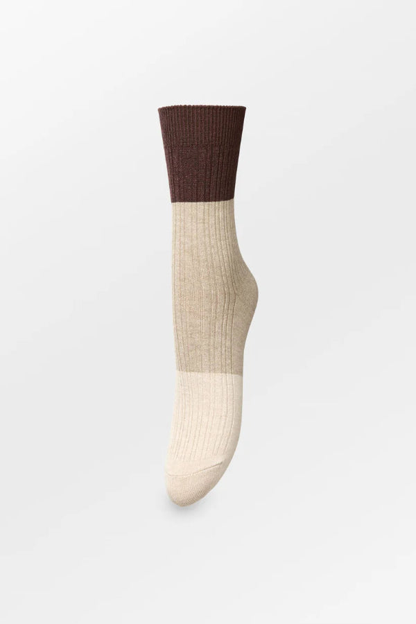 Colourblock Bam 2507800002 Socks Birch White