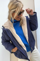 Guzmania 23AH096 Coat Bleu Nuit
