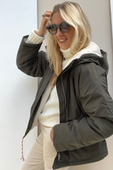 Guzmania 23AH096 Coat Kaki