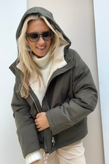 Guzmania 23AH096 Coat Kaki
