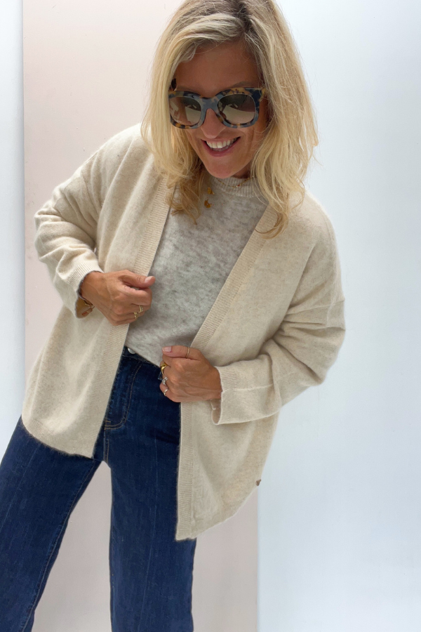 Harry SWT1720 Cardigan Beige