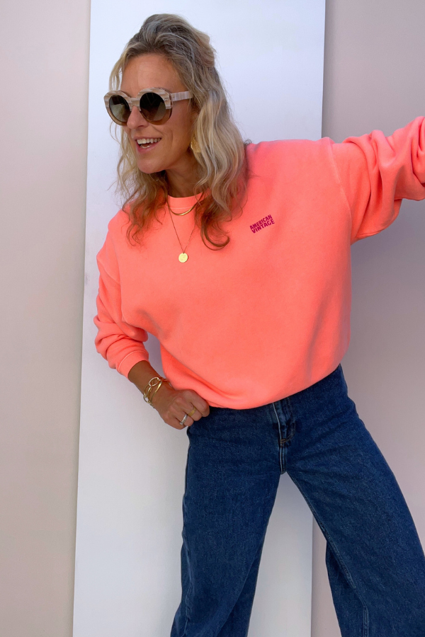 Izubird IZU03A Sweater Orange Fluo